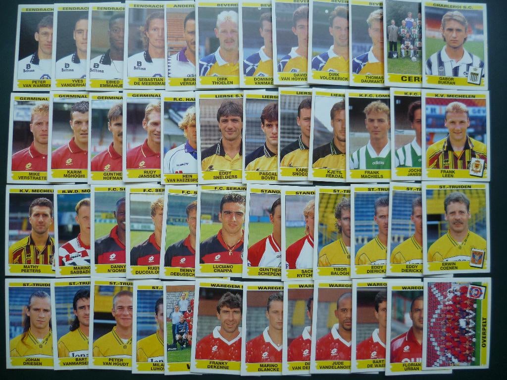 Panini Football 96 Voetbal België stickers images x 48 Nieuw, Collections, Enlèvement ou Envoi, Comme neuf