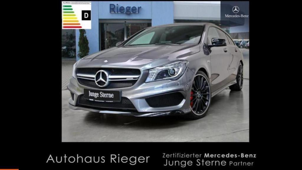 Mercedes CLA AMG 45 shooting break, Auto's, Automaat, CLA, Leder, Break