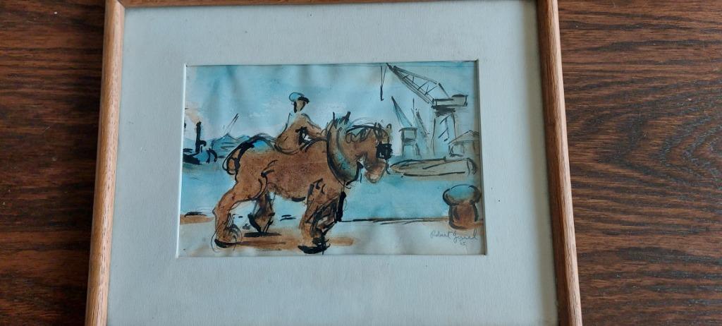 Antwerpse haven Robert Gessel 1945, Ophalen of Verzenden