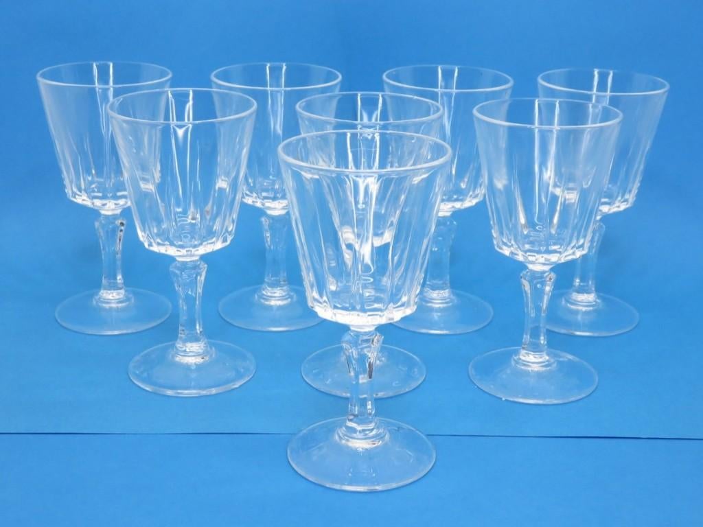 8 verres à liquer Cristal d'Arques - Versailles, Enlèvement ou Envoi