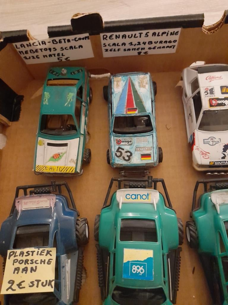 Autootjes van onze hobby rond autocross van merken, Ophalen of Verzenden, Gebruikt, Auto, Burago