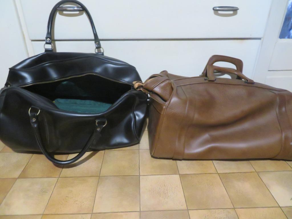 Vintage reistassen, Handtassen en Accessoires, Tassen | Reistassen en Weekendtassen, Ophalen, 20 tot 30 cm, Zwart, Zo goed als nieuw