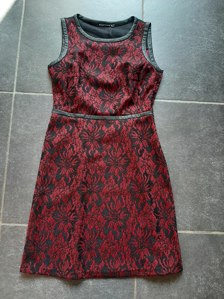 nieuw bordeaux-zwart kleed zonder mouwen v/h merk Expresso, Rouge, Enlèvement ou Envoi, Expresso, Comme neuf