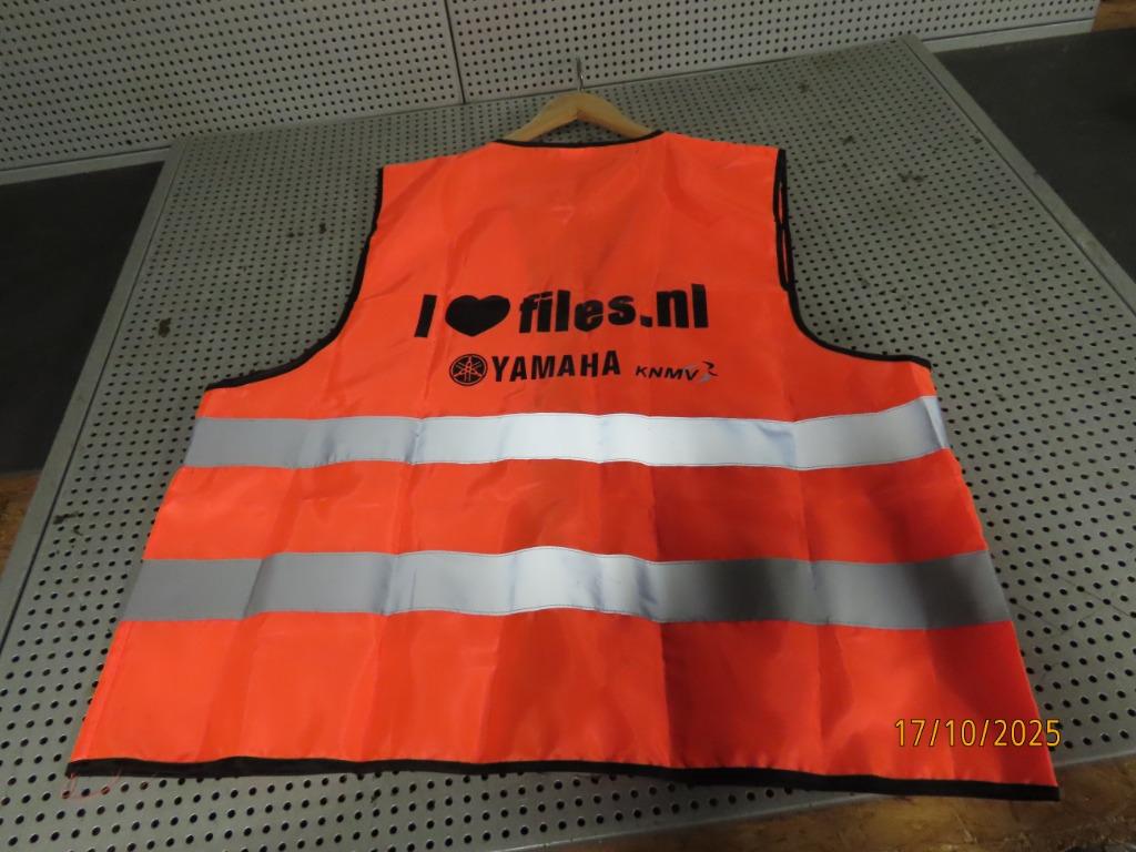 Fluohesje Veiligheid Motorhesje "I love files" oranje hesje, Ophalen of Verzenden, Tweedehands, Kinderen, Overige typen