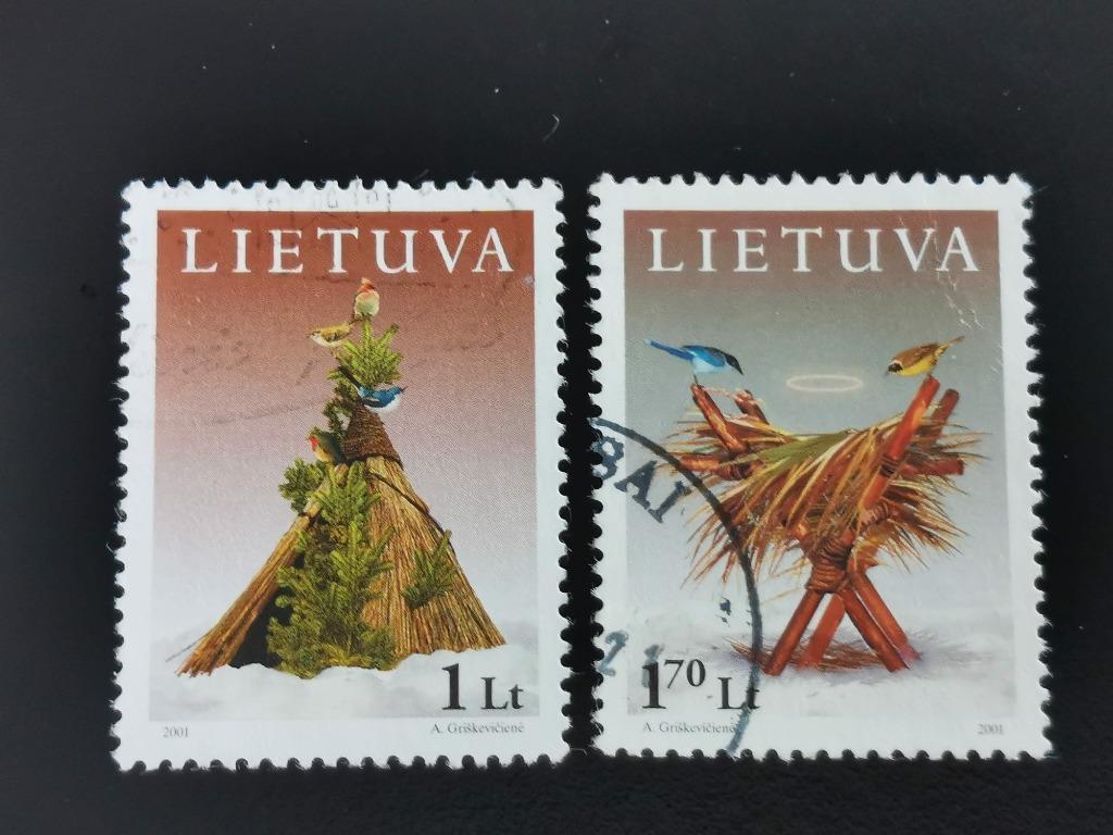 Litouwen 2001 - Kerstmis, Ophalen of Verzenden, Overige landen, Gestempeld
