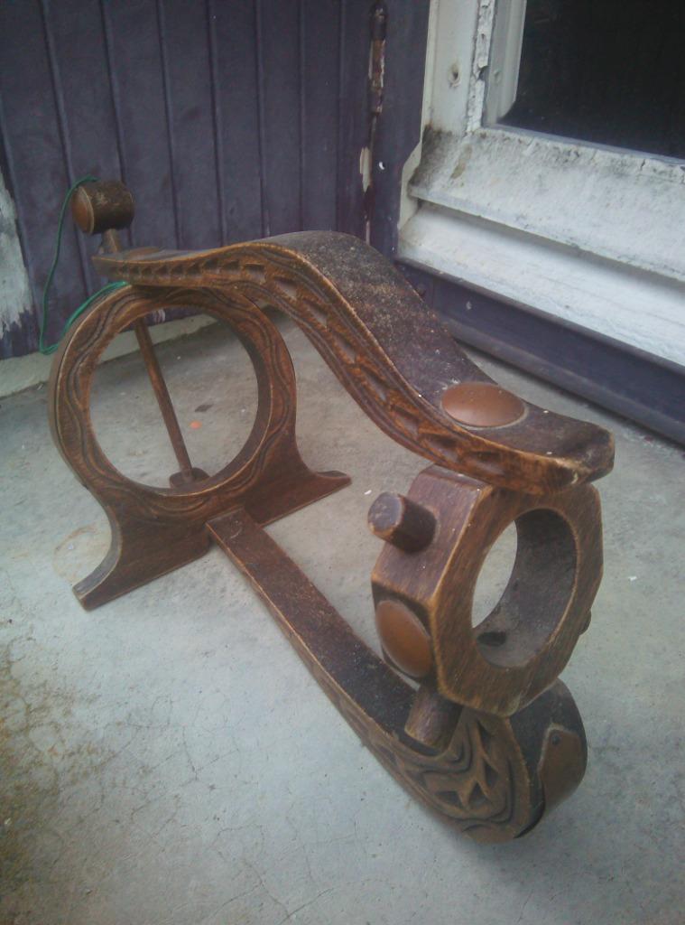 Porte bouteille de table, Enlèvement ou Envoi, Comme neuf, Bois, Moins de 5 bouteilles
