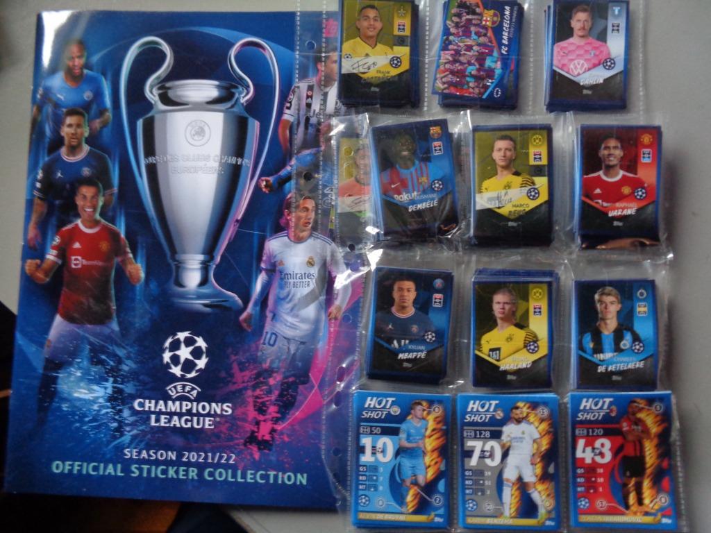 TOPPS VOETBAL  CHAMPIONS LEAGUE 2021/22  VOLLEDIGE VOLLE, Ophalen of Verzenden
