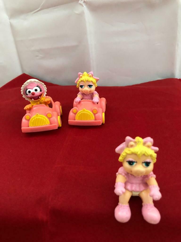 Muppets Miss Piggy en Animal in autootjes set auto autootje, Verzamelen, Ophalen of Verzenden, Zo goed als nieuw