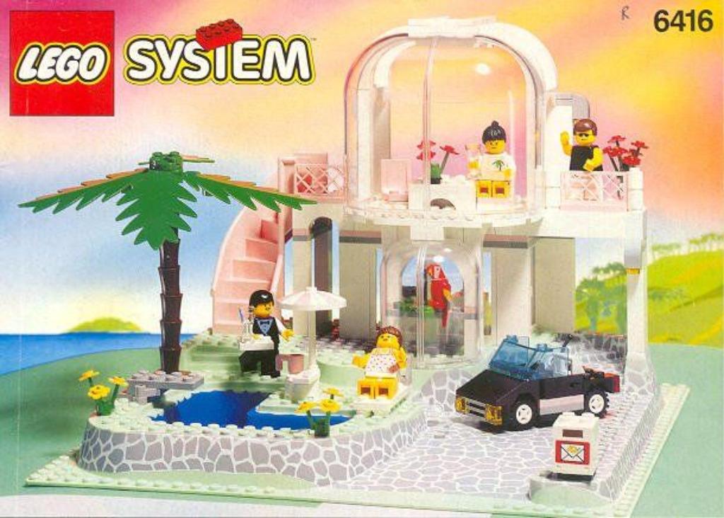 LEGO Town Paradisa 6416 Poolside Paradise, Enlèvement ou Envoi, Comme neuf, Ensemble complet, Lego