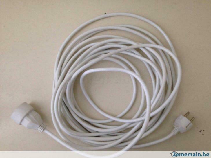 Câble 10 Mètres Rallonge Électricité, Enlèvement ou Envoi, Utilisé, Câble ou Fil électrique