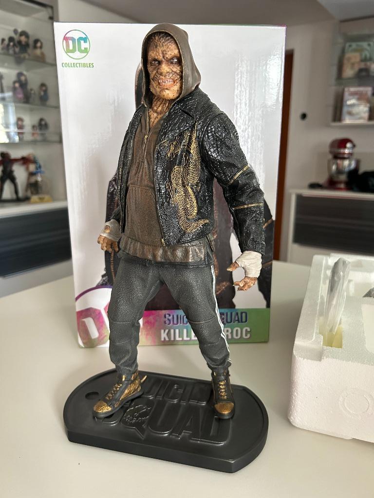 DC Collectibles statue Killer Croc Suicide Squad NEW, Enlèvement ou Envoi, Neuf, Film, Statue, Réplique ou Modèle