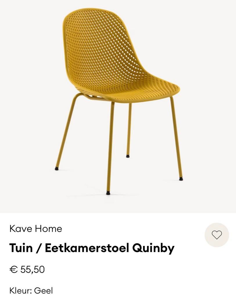 Eetkamerstoelen/tuinstoelen, Enlèvement, Comme neuf