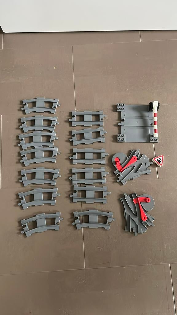 Duplo treinsporen, Ophalen of Verzenden, Gebruikt, Duplo