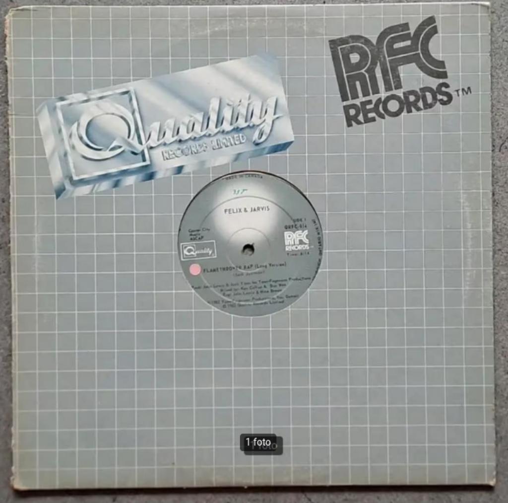Felix & Jarvis: Flamethrower Rap (12"), Ophalen of Verzenden