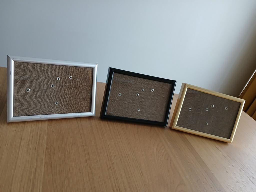 3 fotokaders - 15 cm x 10 cm, Ophalen, Gebruikt