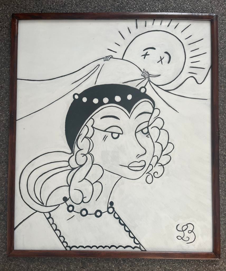 Tekening, Ophalen of Verzenden