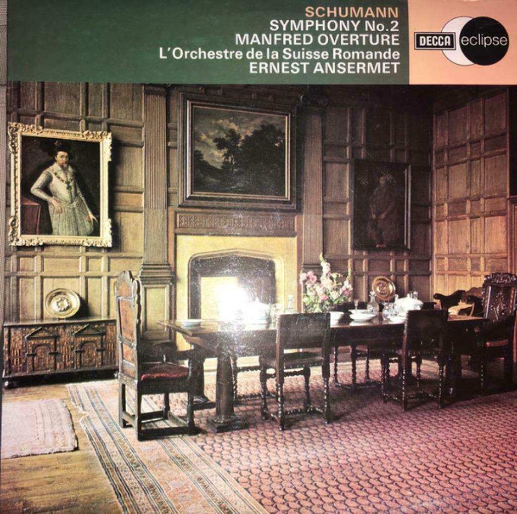 LP E Ansermet Orch Suisse Romande Schumann 1974, Orchestre ou Ballet, 12 pouces, Enlèvement ou Envoi, Utilisé