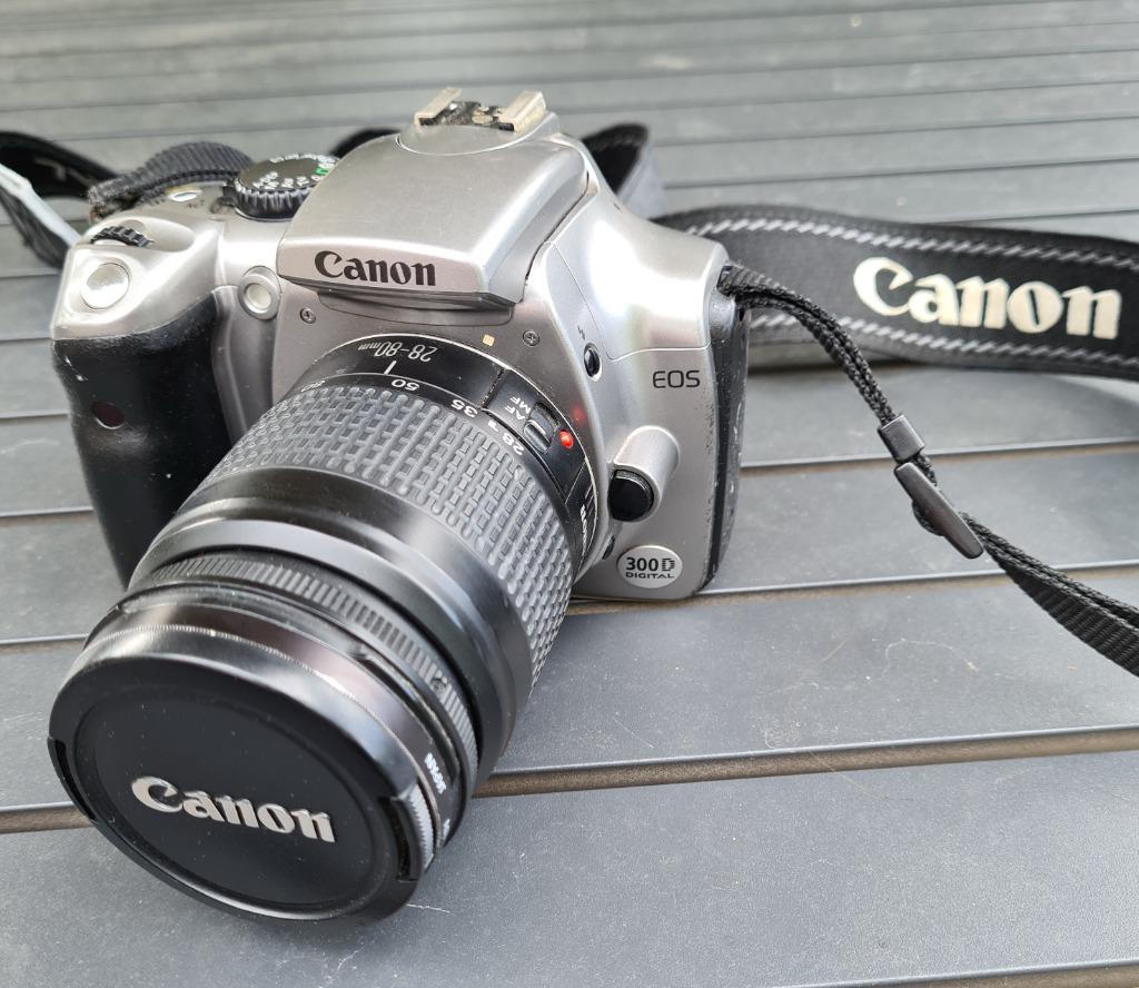 Canon EOS 300D Digitale reflexcamera, Audio, Tv en Foto, Fotocamera's Digitaal, Ophalen, Spiegelreflex, Canon, 6 Megapixel