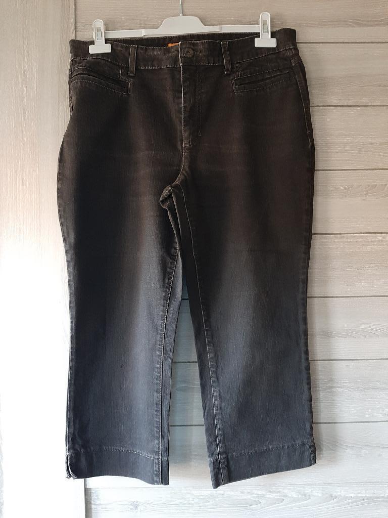 Zwarte 7/8ste jeansbroek, Zwart, Maat 46/48 (XL) of groter, Mac, Ophalen of Verzenden