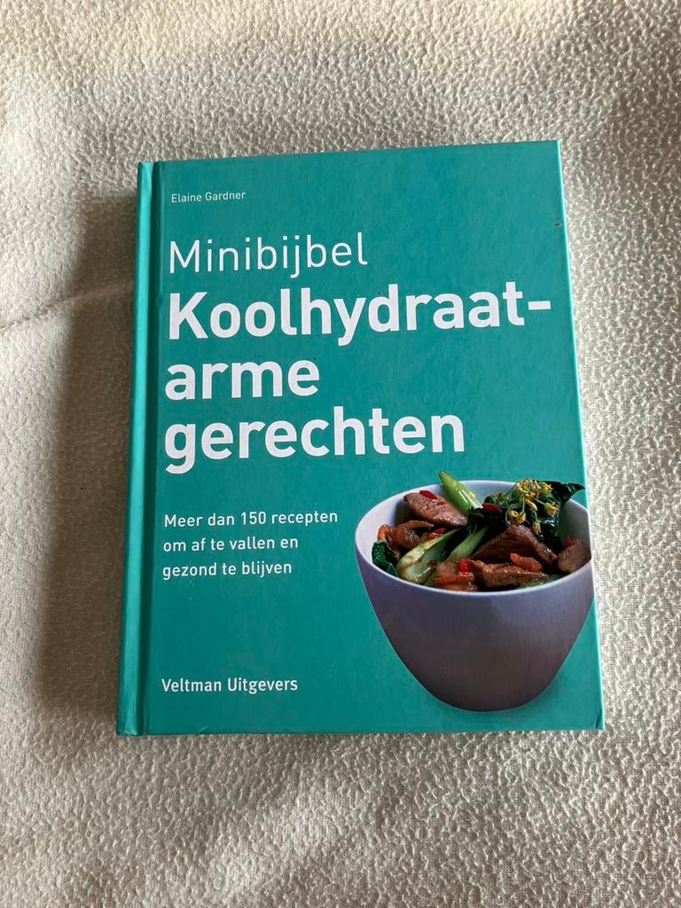 Koolhydraatarme gerechten - Gezond kookboek - Minibijbel, Hoofdgerechten, Ophalen of Verzenden, Zo goed als nieuw, Europa