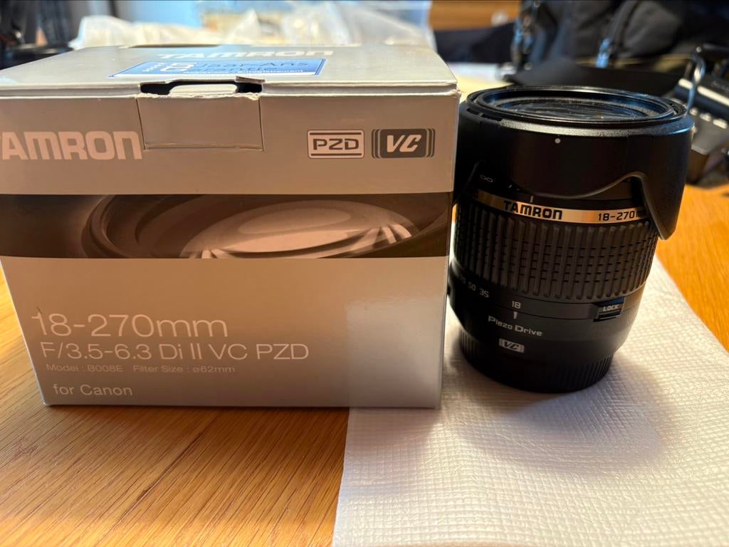 Tamron lens 18-270, Audio, Tv en Foto, Foto | Lenzen en Objectieven, Ophalen, Zo goed als nieuw