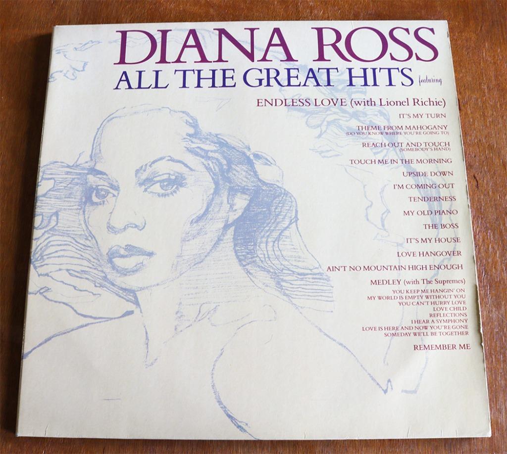 Vinyl LP Diana Ross - All The Greatest Hits, Enlèvement ou Envoi, Utilisé