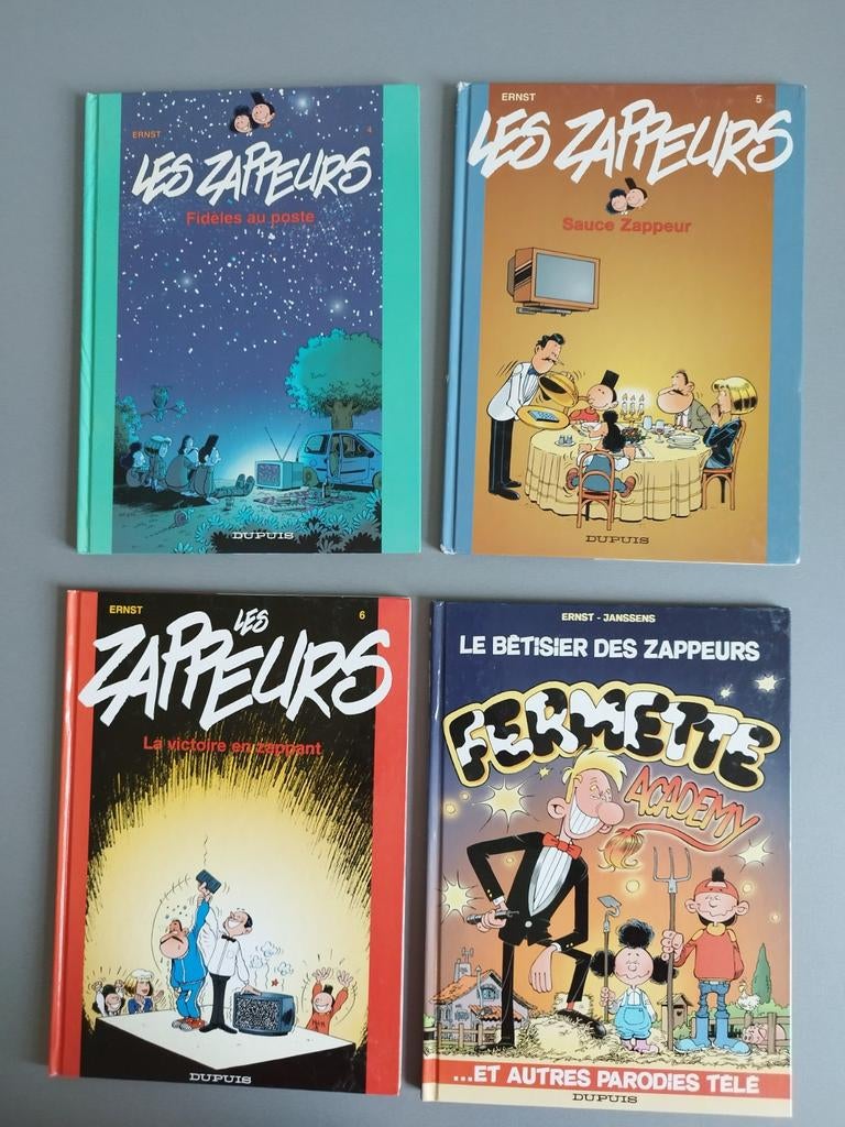 Les zappeurs Tomes 4 -5 -6  et bêtisier Ernst, Livres, Série complète ou Série, Enlèvement ou Envoi, Utilisé