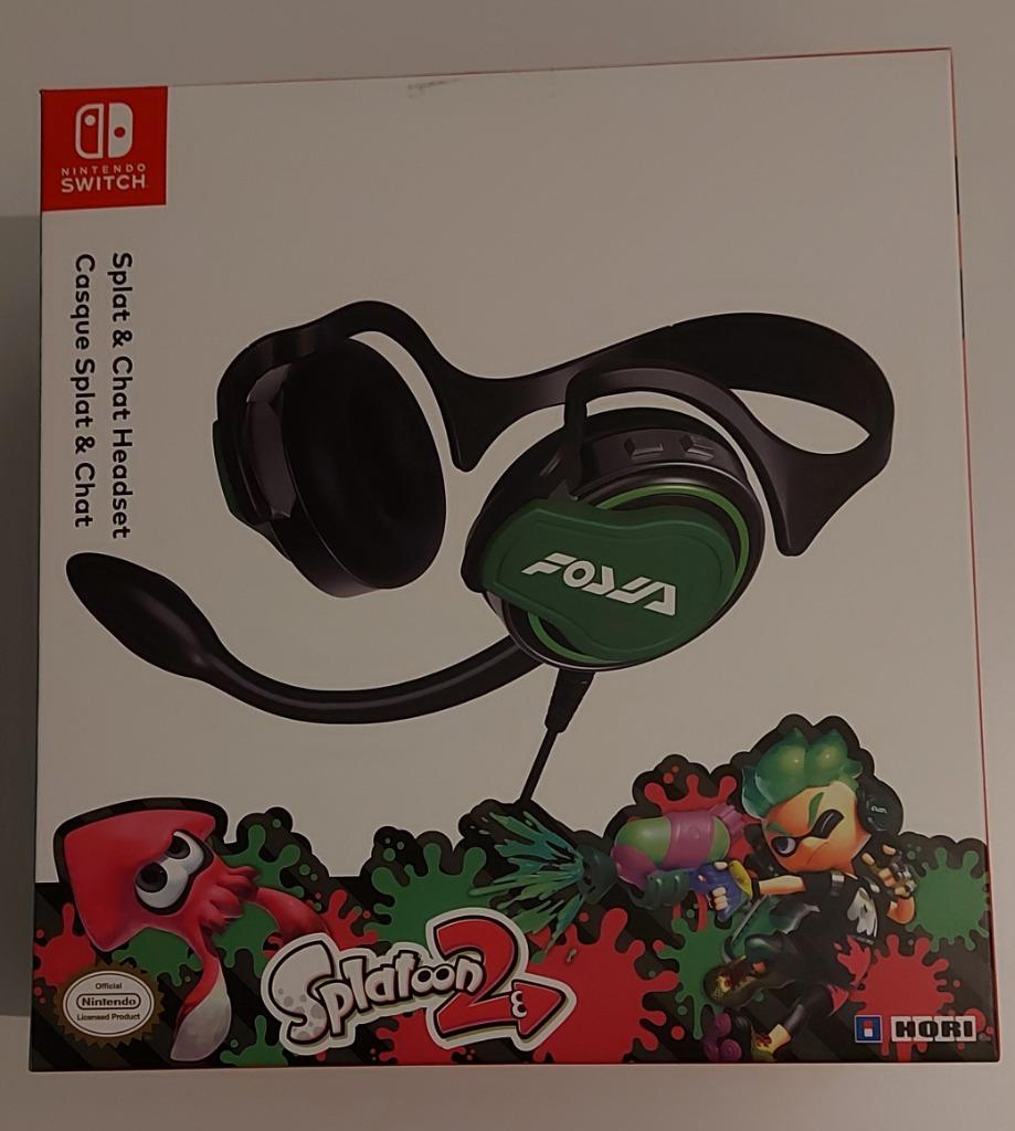 Nintendo Switch: Splatoon Splat & chat headset, Ophalen of Verzenden, Zo goed als nieuw