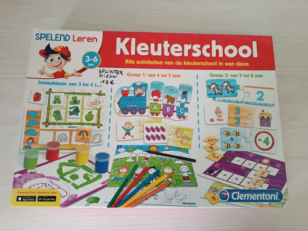 Clementoni kleuterschool, nieuw!, Ophalen