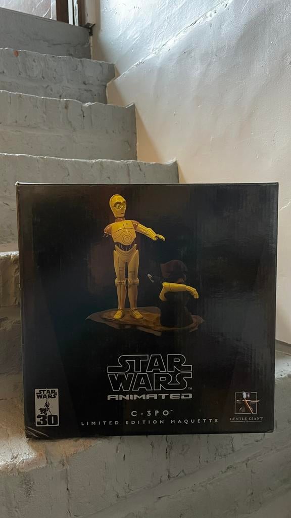 Star Wars Gentle Giant C3PO + Jawa Animated, Collections, Enlèvement ou Envoi, Comme neuf, Statue ou Buste