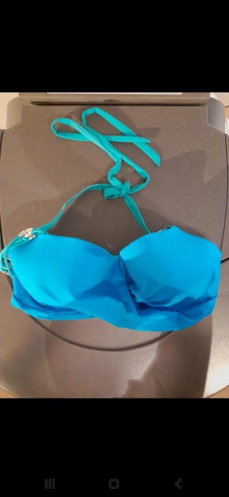 Bikini top, Blauw, Ophalen of Verzenden, Bikini, Gedragen