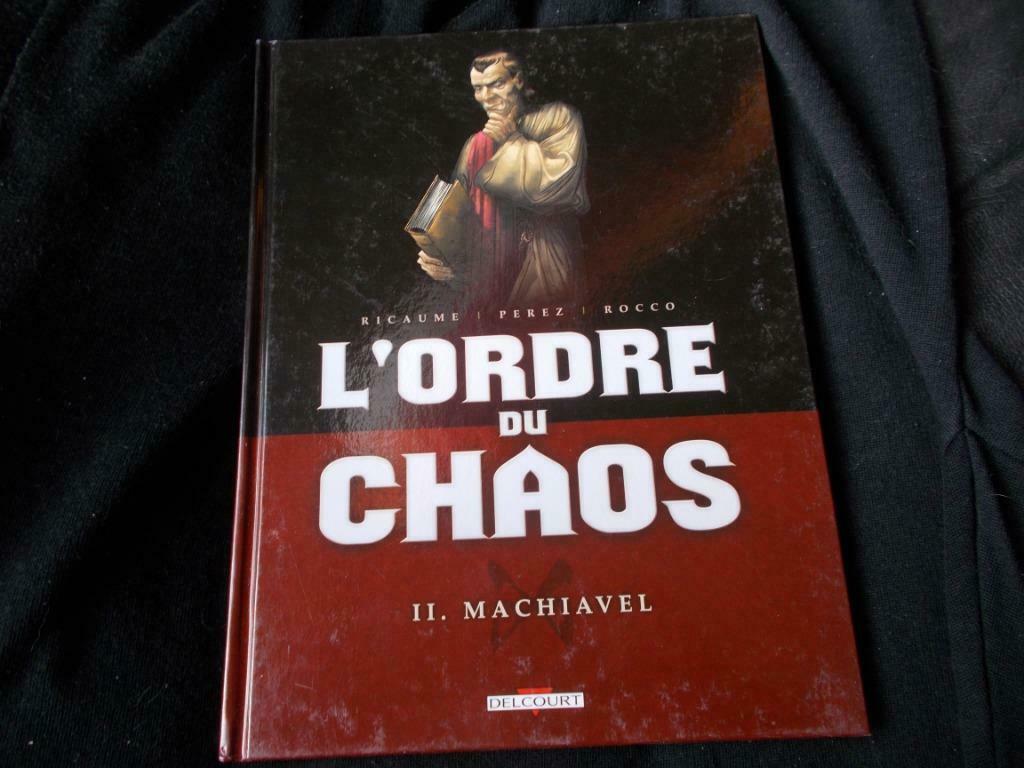 L'Ordre du Chaos   T.2   "Machiavel"   (genre: Fantastique), Une BD, Enlèvement, Comme neuf, Divers Auteurs