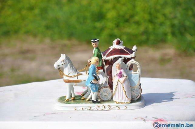 carrosse en faience capodimonté