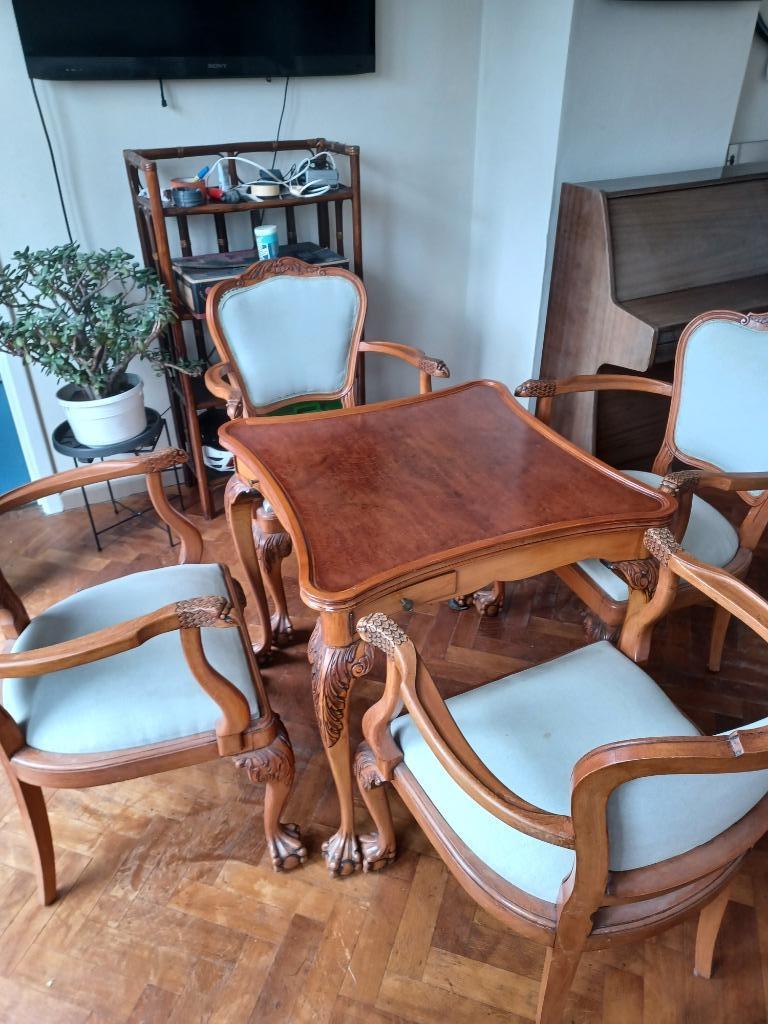table à jeu shipendaele 4 fauteuils, Enlèvement