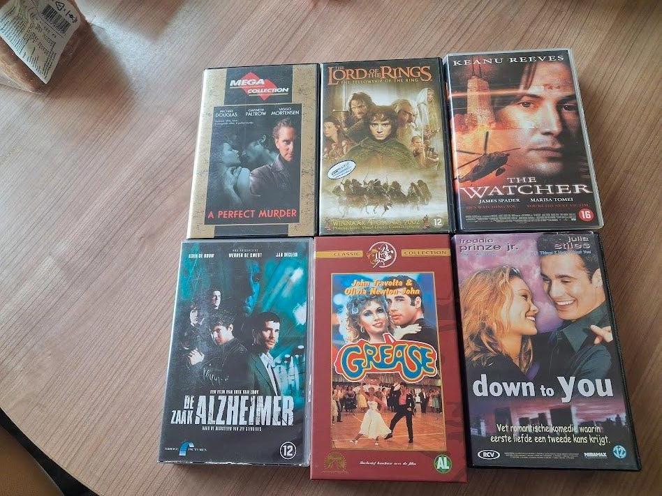 10 tallen videocassettes VHS.Ook apart te koop, Cd's en Dvd's, VHS | Film, Alle leeftijden, Ophalen of Verzenden, Gebruikt, Overige genres