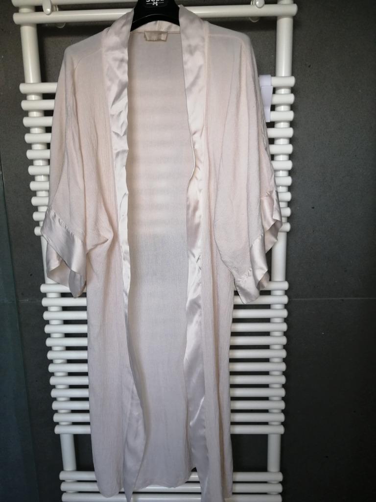 lange bloes tuniek kleur pastel oud roze met zijde boord, Enlèvement ou Envoi, Comme neuf, Taille 38/40 (M), Rose