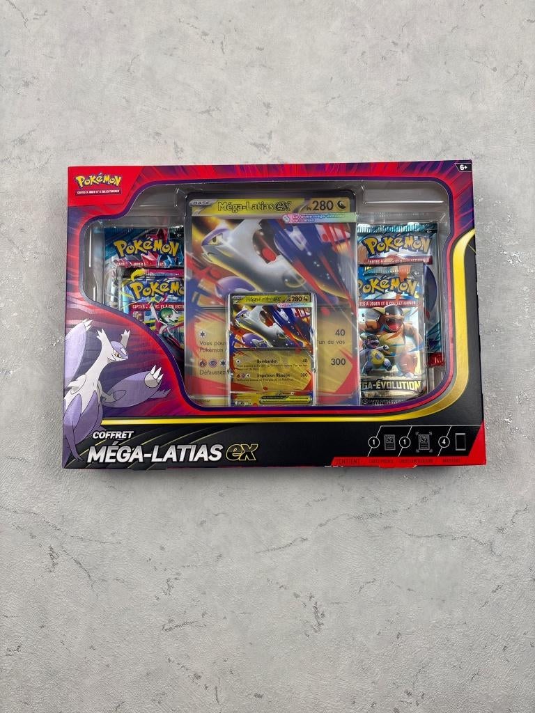 Coffret Méga-Latias Ex, Hobby & Loisirs créatifs, Jeux de cartes à collectionner | Pokémon, Enlèvement ou Envoi, Neuf, Booster box