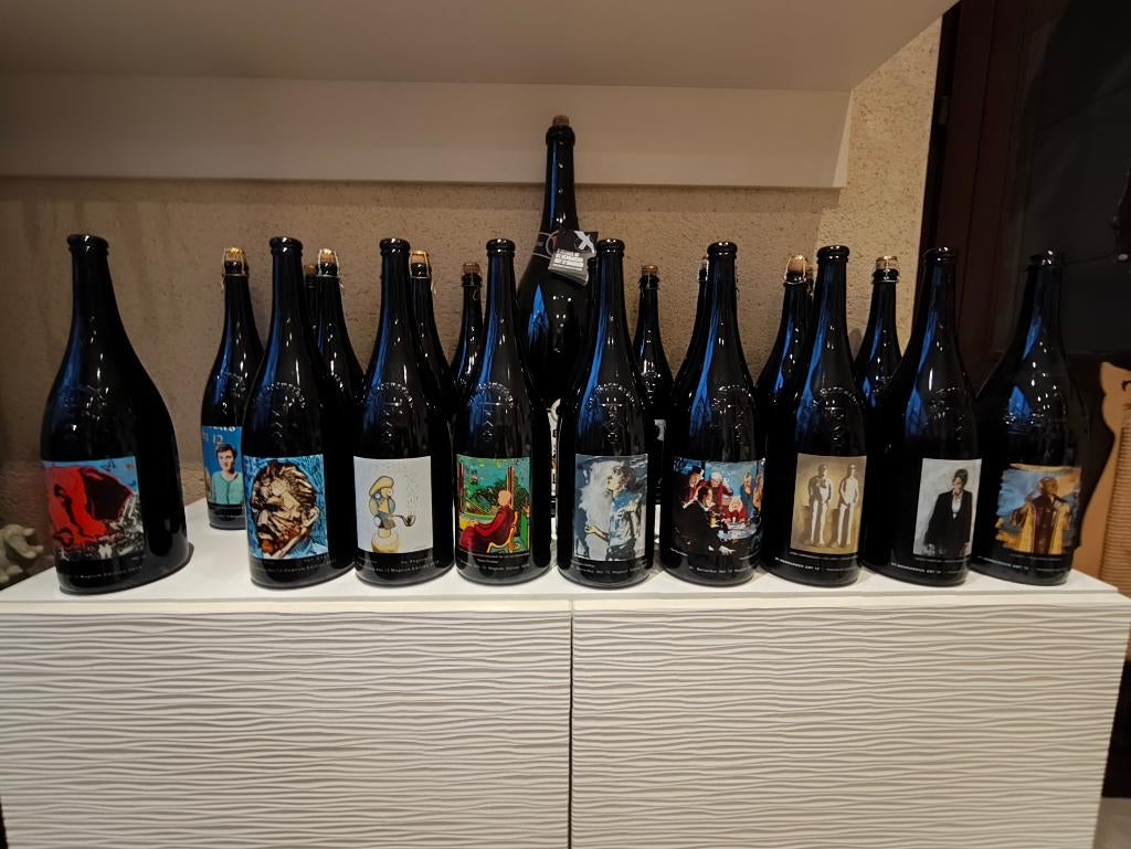 Bouteilles Magnum Saint Bernard VIDES à vendre, Enlèvement ou Envoi, Utilisé, Bouteille(s), Autres marques