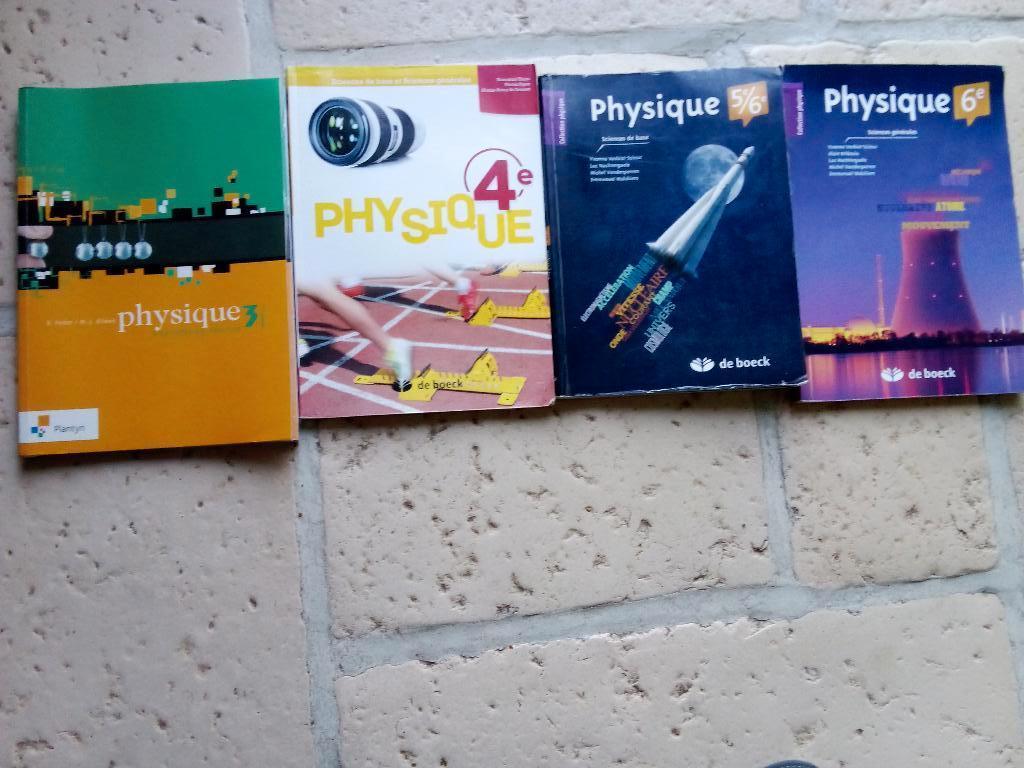 Physique 3 4 5 6 Chimie 3 4 6, Physique, Enlèvement ou Envoi, Utilisé, Secondaire