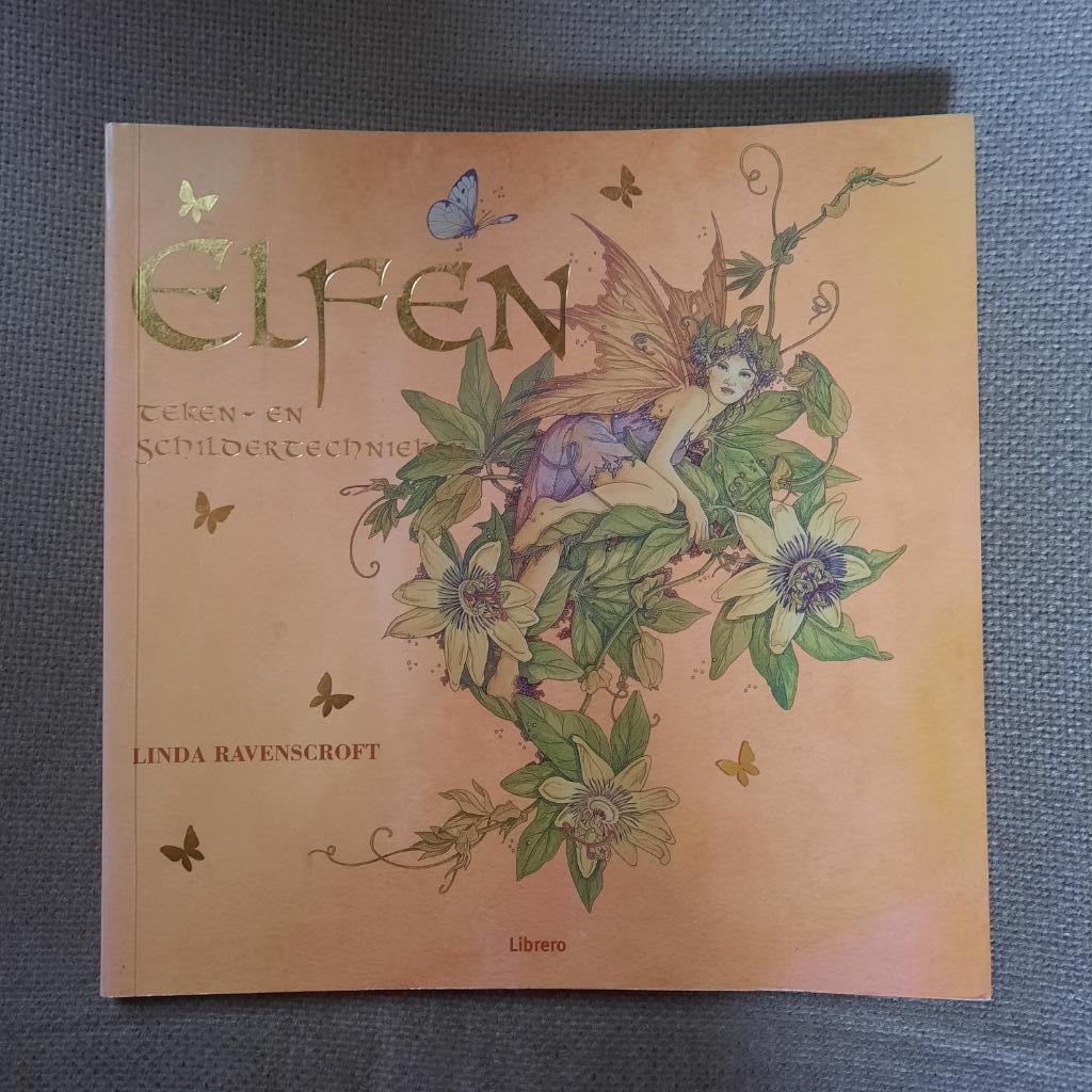 ELFEN TEKEN-EN SCHILDERTECHNIEKEN - LINDA RAVENCROFT, Livres, Loisirs & Temps libre, Enlèvement ou Envoi, Dessin et Peinture