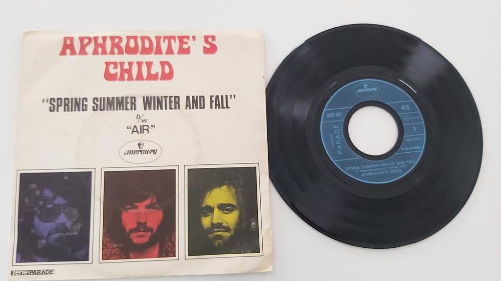 Aphrodite's Child - Lente, zomer, winter en herfst, 7 inch, Single, Ophalen of Verzenden, Zo goed als nieuw