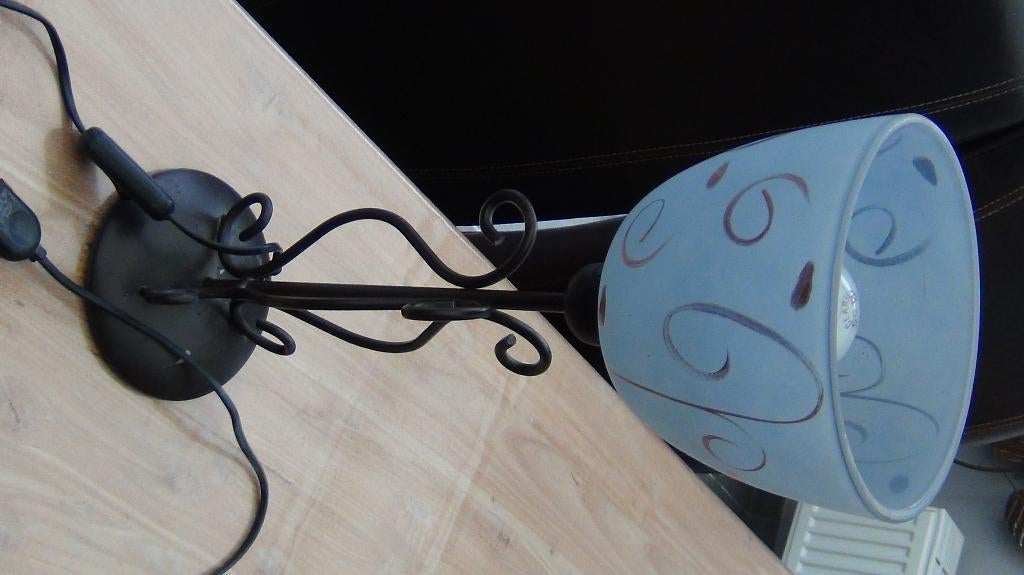 lampe de chevet, Ophalen of Verzenden, Gebruikt, Glas, Minder dan 50 cm