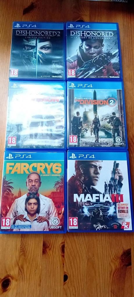 Jeux Ps4, Consoles de jeu & Jeux vidéo, Enlèvement ou Envoi, Utilisé