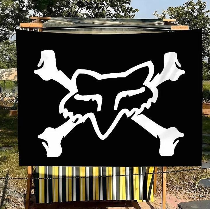 Grote vlaggen Racing Fox (150x90cm), Motoren, Ophalen of Verzenden