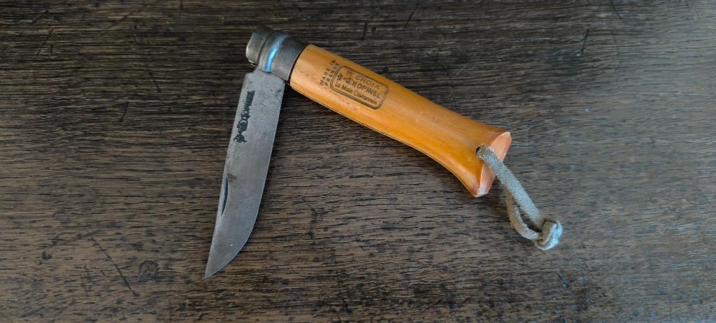 Vintage opinel no 8 ,brevetato,made in France, Ophalen