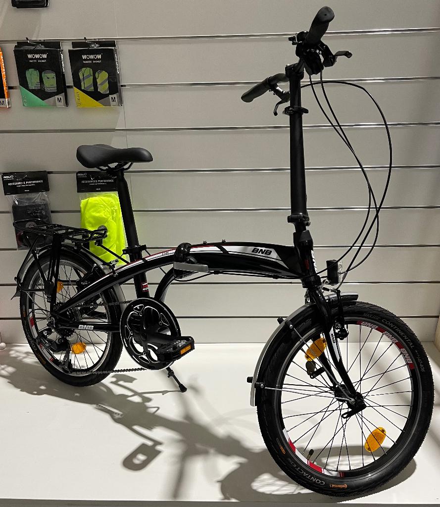 Vouwfiets BNB M20 D8 zwart/rood, Versnellingen, Nieuw, Ophalen, Overige merken