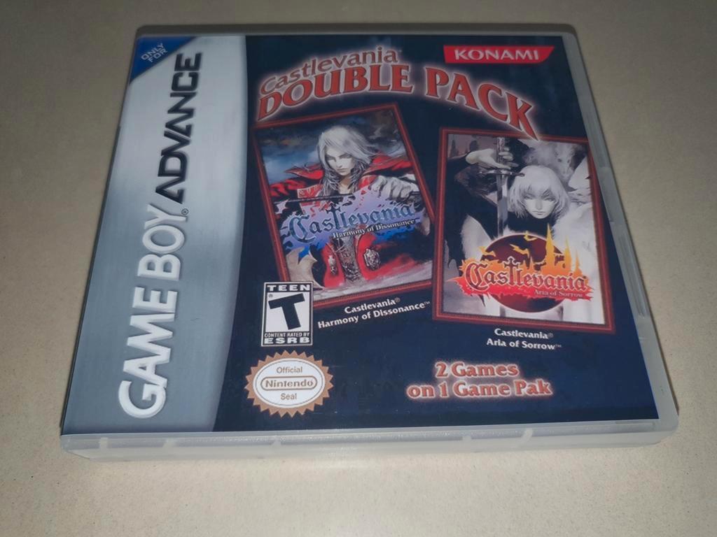 Castlevania Double Pack Game Boy Advance GBA Game Case, Consoles de jeu & Jeux vidéo, Envoi, Comme neuf