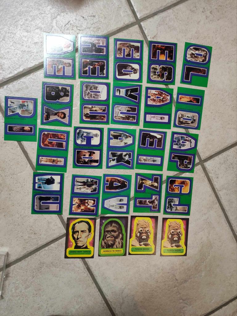 vintage stickers topps stars wars et empire strickes back, Enlèvement ou Envoi, Neuf, Livre, Poster ou Affiche