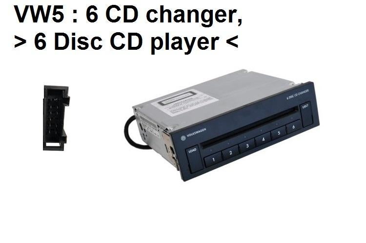 VW Golf MK5 6-disc armsteun 6-cd-speler, Ophalen of Verzenden