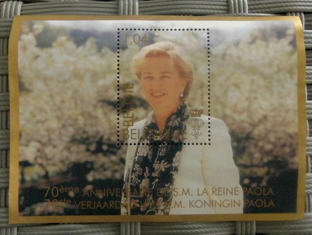 Postzegel Koningin Paola (70 jaar) 2007, Postzegels en Munten, Niet gestempeld, Frankeerzegel, Ophalen of Verzenden, Zonder envelop
